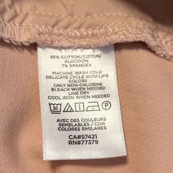 Ann Taylor Factory | High Rise Ankle Pant (Light Pink)-Size 8 - Picture 7 of 8